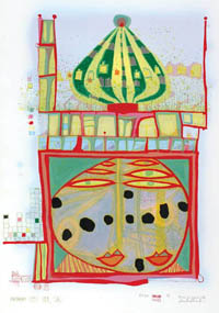 Hundertwasser - Homo Humus Come Va - 10,002 Nights - 05421